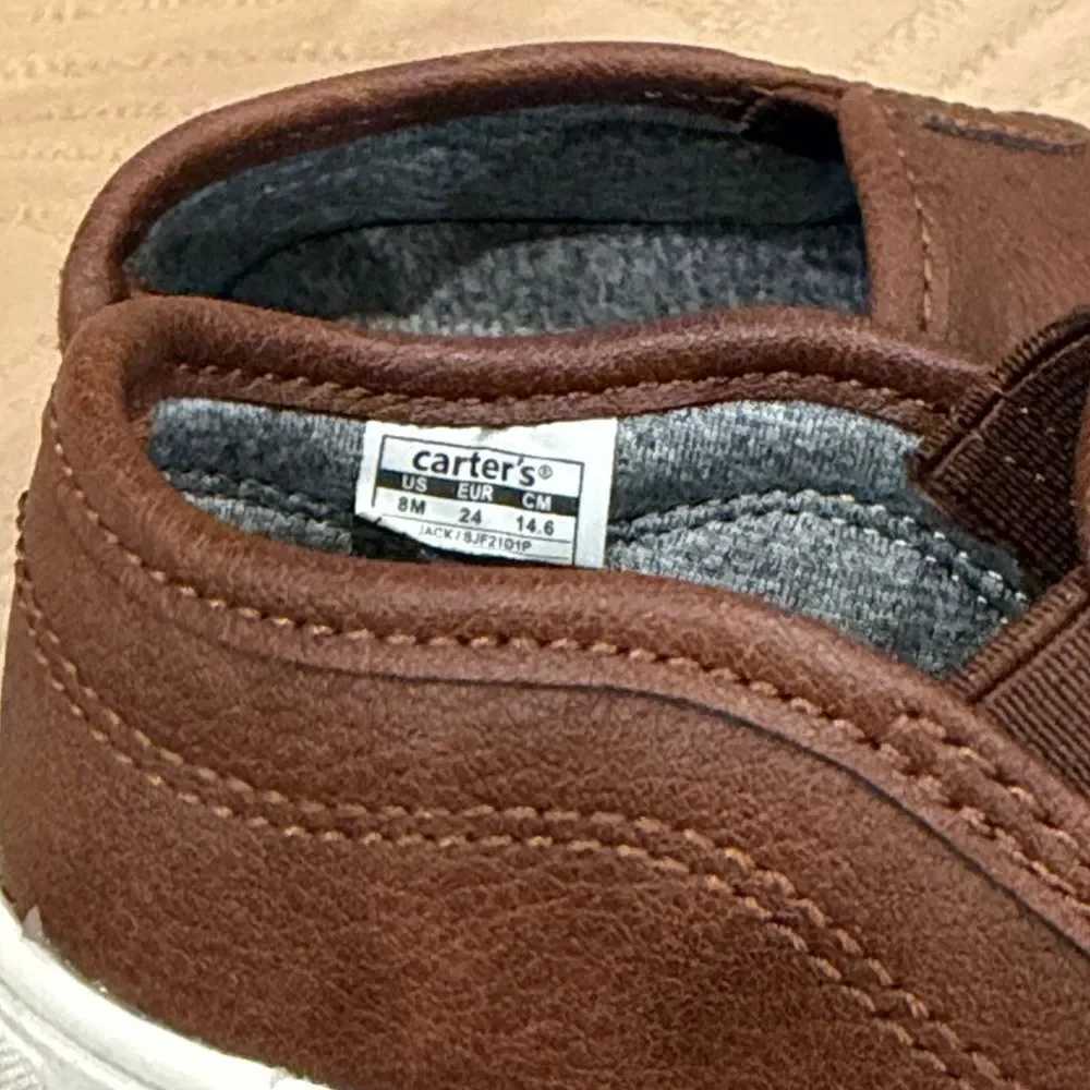 Carter's Brown Slip-On Loafers Size 8